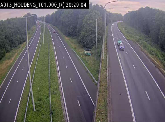 Webcam autoroute Belgique - Houdeng-Goegnies - Jonction E19/E42 direction Tournai/Mons - BK 101.85