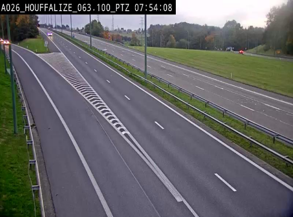 Caméra autoroute Belgique - Houffalize, E25 direction Liège