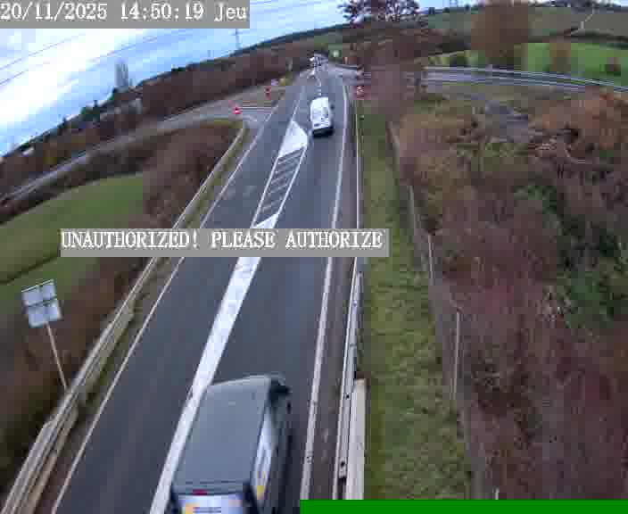 Point de vue trafic déployé sur D181a (France) à Sainte Marie aux Chênes, regardant vers Homecourt, aidant conducteurs et services à anticiper les flux.