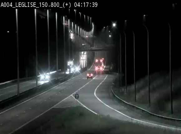 Caméra autoroute Belgique - Côte de Léglise, E411(A4) direction Luxembourg