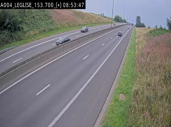 Webcam autoroute E411 à hauteur de Léglise, en direction de Luxembourg