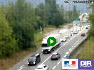 Webcam info trafic à proximité de Vizille sur la N85, au niveau du point de vue du Saut du Moine à Champagnier