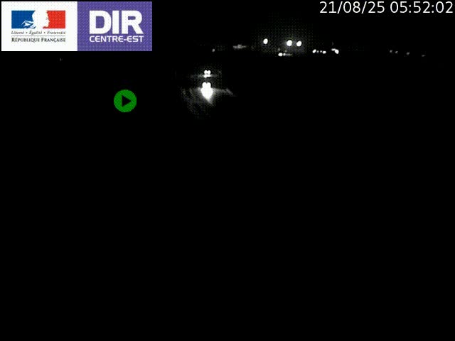 Webcam sur le contournement de Valence, sur la Nationale 7, caméra orientée vers Lyon