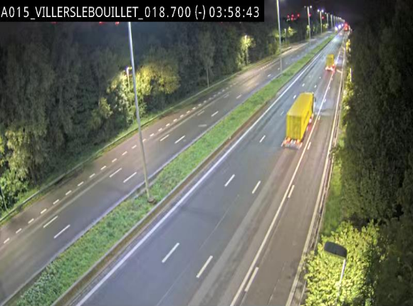 Webcam autoroute Belgique - Villers-le-Bouillet - E42 direction Liège - BK 18.7