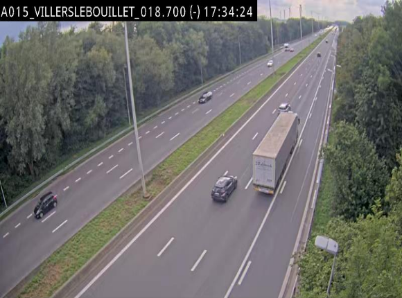 Webcam autoroute Belgique - Villers-le-Bouillet - E42 direction Liège - BK 18.7