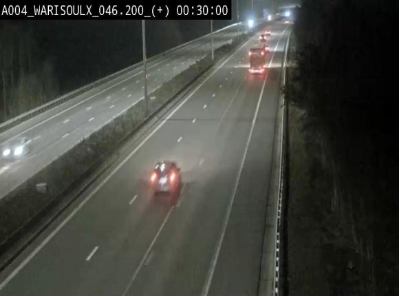 Webcam autoroute Belgique - Warissoulx - E411 - BK 46.2