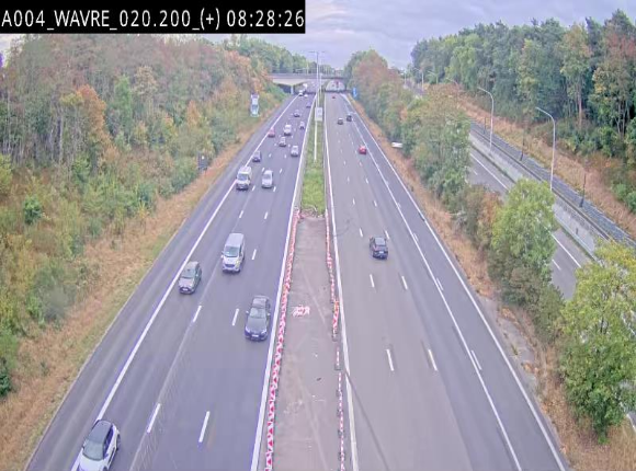 Webcam @ Wavre-sud KP 19.6, A4/E411