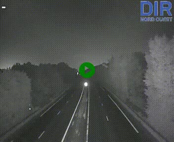 Webcam sur le périphérique de Caen (N814) à l'est de la ville, à Mondeville hauteur de la sortie 2, Presqu'île-Rives de l'Orne, au bout de l'autoroute A13