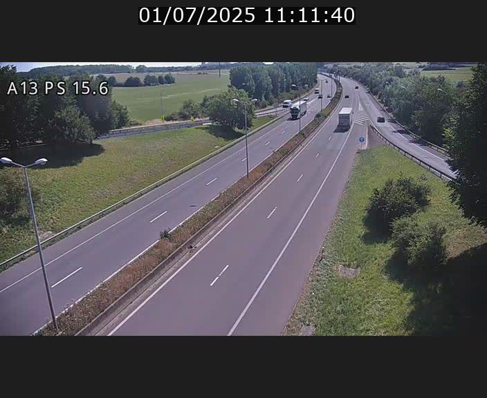 Traffic live webcam Luxembourg Kayl - A13 direction Dudelange - BK 15.6
