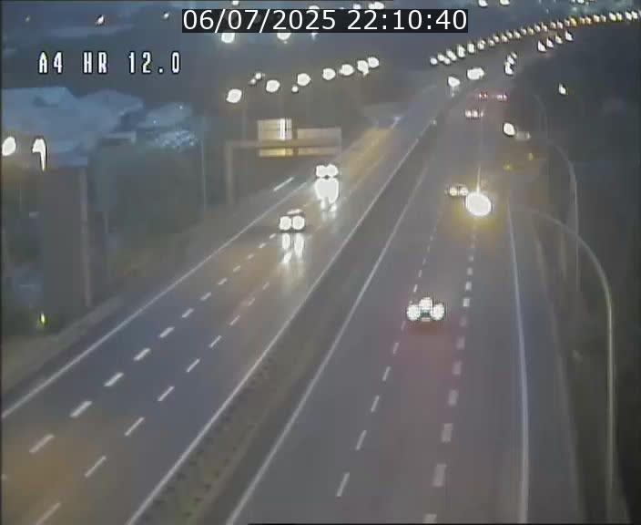 Traffic live webcam Luxembourg Jonction Foetz - A4 - BK 12.0 - direction Esch sur Alzette