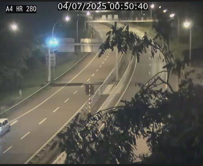 Webcam traffic A4 Luxembourg - BK 0.2 - P+R Bouillon (direction Luxembourg)