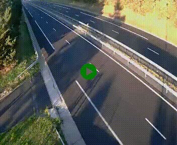 Caméra autoroute A75 à hauteur du col des Issartets en direction de Montpellier