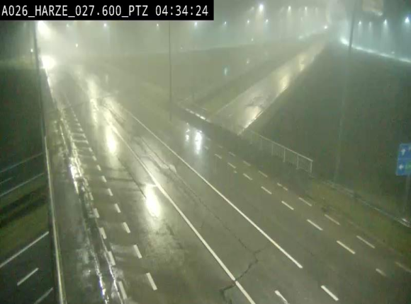 Caméra autoroute Belgique - Sougné-Remouchamps,E25 direction Luxembourg