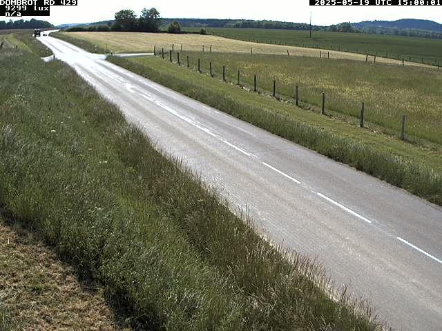 Webcam à Dombrot-le-Sec dans le département des Vosges sur la D429 à 407 mètres d'altitude