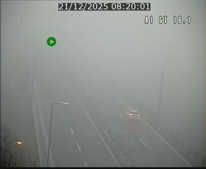 Traffic live webcam Luxembourg Niederanven - A1 direction Allemagne - BK 16.1