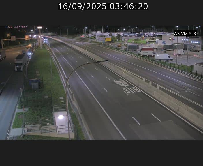 Traffic live webcam Luxembourg Aire de Berchem - A3 - BK 5 - direction France