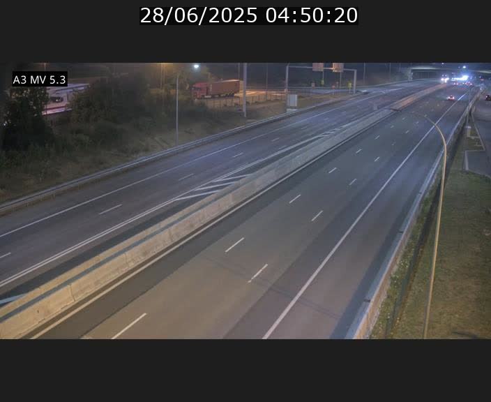 Webcam à l'Aire de Berchem au Luxembourg sur l'A3. Vue orientée vers la France