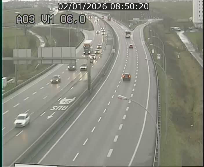 Traffic live webcam Luxembourg Aire de Berchem - A3 - BK 6 - direction France