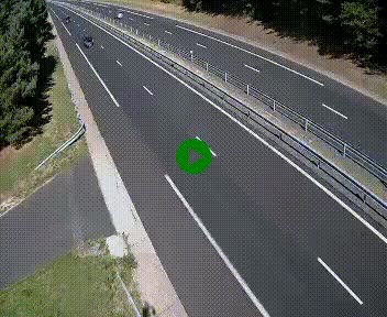 Caméra autoroute A75 à hauteur du col des Issartets en direction de Montpellier