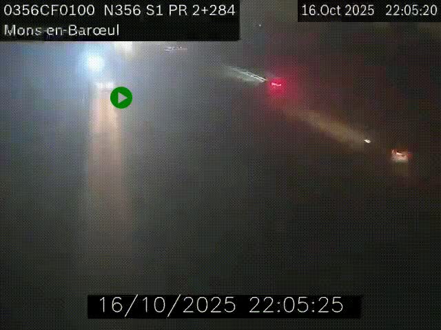 Webcam à l'entrée de Lille en direction du périphérique, à proximité de Mons-en-Baroeul sur la N356