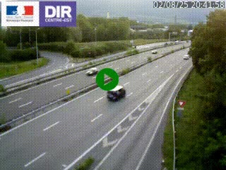 Caméra routière à hauteur de la sortie 15 Chambéry-centre au PK 4,103 en direction d'Albertville