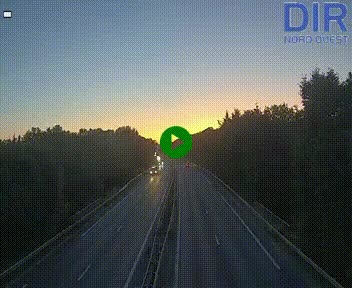 Webcam sur le périphérique de Caen (N814) à l'est de la ville, à Mondeville hauteur de la sortie 2, Presqu'île-Rives de l'Orne, au bout de l'autoroute A13