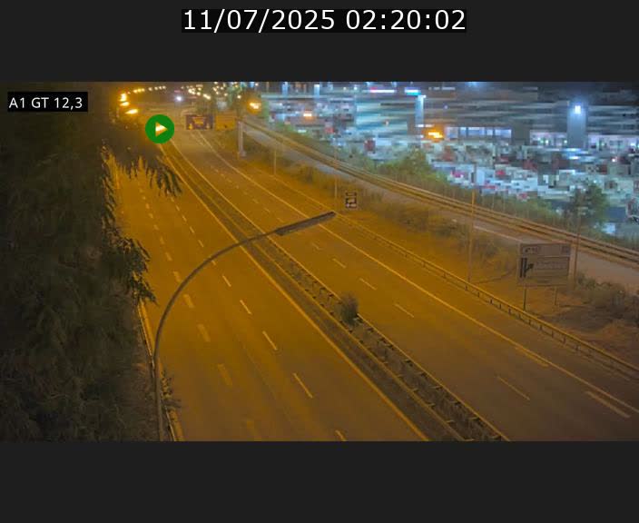 Traffic live webcam Luxembourg Senningerberg - A1 direction Allemagne - BK 12.3
