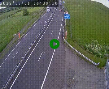 Caméra autoroute A75 à hauteur du col de la Fageole en direction de Clermont-Ferrand