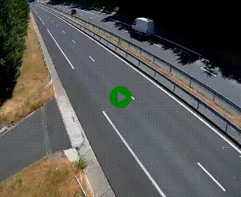 Caméra autoroute A75 à hauteur du col des Issartets en direction de Montpellier