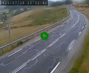 Webcam routière au niveau du col de la Chavade en Ardèche, sur la N102 à 1266 mètres d'altitude