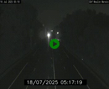Webcam sur le périphérique de Nantes (N844) entre la Porte de Saint-Luce et la Porte d'Anjou, à l'est de la ville