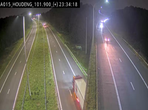 Webcam autoroute Belgique - Houdeng-Goegnies - Jonction E19/E42 direction Tournai/Mons - BK 101.85
