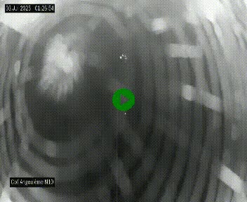 Webcam routière à la fin de la N10, en périphérique ouest d'Angouleme, proche de la jonction avec l'A10
