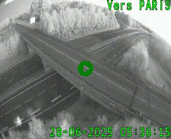 Clone of Caméra routière sur l'autoroute A20 au nord de Limoges, à la jonction avec la N520. Vue orientée vers Paris
