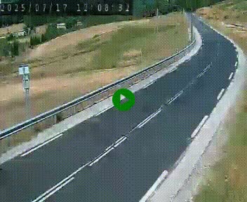 Webcam routière au niveau du col de la Chavade en Ardèche, sur la N102 à 1266 mètres d'altitude