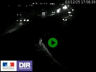 Webcam routière sur la RN6 à Auxerre, à hauteur de la sortie Monéteau, en direction de l'A6 (Gurgy)