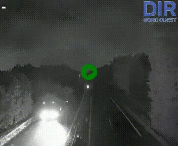 Webcam sur le périphérique de Caen (N814) à l'est de la ville, à Mondeville hauteur de la sortie 2, Presqu'île-Rives de l'Orne, au bout de l'autoroute A13