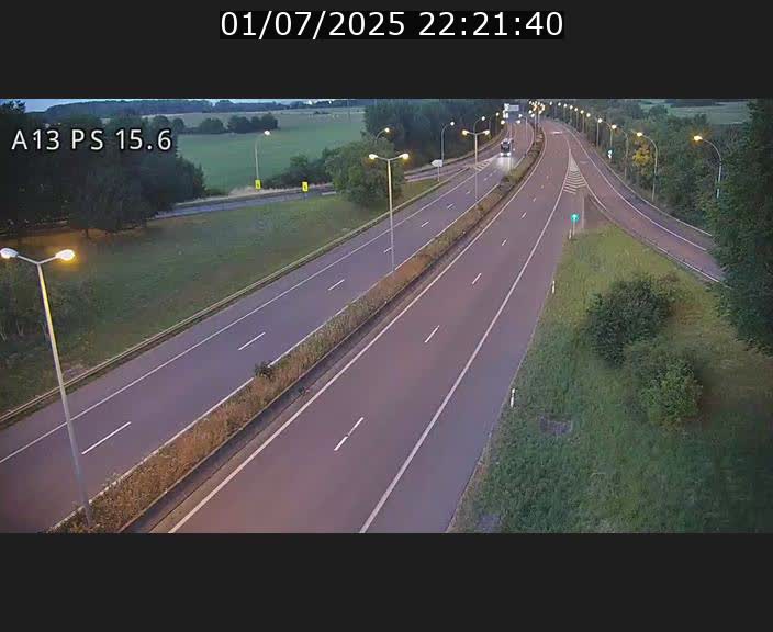 Traffic live webcam Luxembourg Kayl - A13 direction Dudelange - BK 15.6