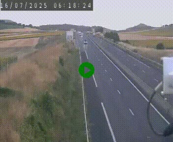 Caméra autoroute A75 à hauteur de Le Crest, en direction de Montpellier