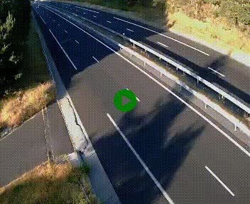 Caméra autoroute A75 à hauteur du col des Issartets en direction de Montpellier