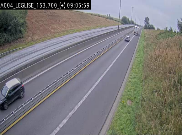 Webcam autoroute E411 à hauteur de Léglise, en direction de Luxembourg