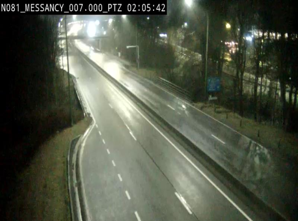 Webcam sur la N81 (E411) à hauteur du Cora Messancy. Vue orientée vers Arlon