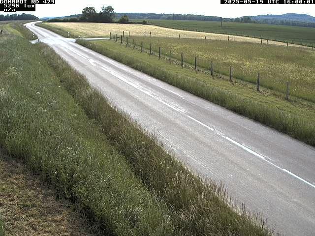 Webcam à Dombrot-le-Sec dans le département des Vosges sur la D429 à 407 mètres d'altitude
