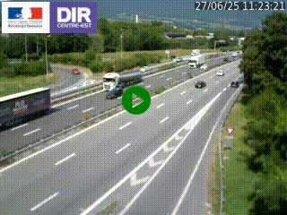 Caméra routière à hauteur de la sortie 15 Chambéry-centre au PK 4,103 en direction d'Albertville