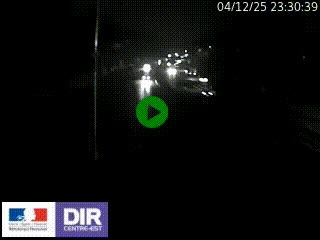 Caméra autoroute sur A6 - Valvert, près de Lyon, en direction de Paris, à hauteur de la sortie 36 Porte du Valvert