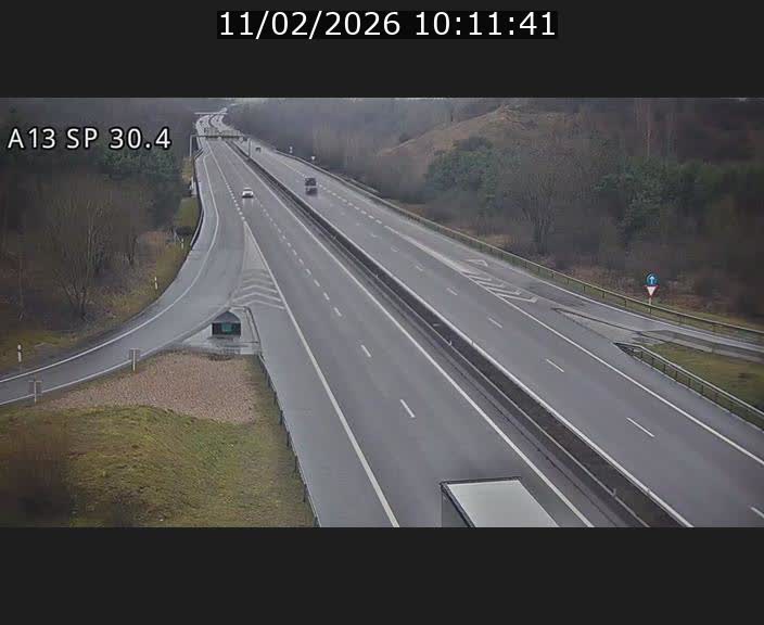 Traffic live webcam Luxembourg Altwies - A13 direction Luxembourg-ville - BK 30.4