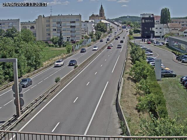 Caméra autoroute France - A31, Thionville direction Metz