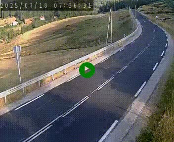 Webcam routière au niveau du col de la Chavade en Ardèche, sur la N102 à 1266 mètres d'altitude