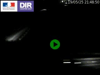 Webcam traffic à Grenoble-sud sur l'autoroute A480. Vue orientée vers l'entrée et la sortie de Grenoble