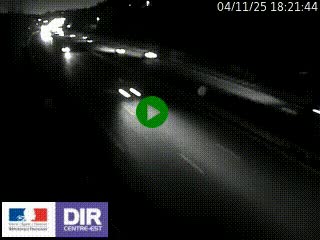 Webcam routière à Saint-Etienne-Terrenoire sur la RN88 avant la jonction entre l'A72 et le Boulevard Périphérique de Saint-Etienne